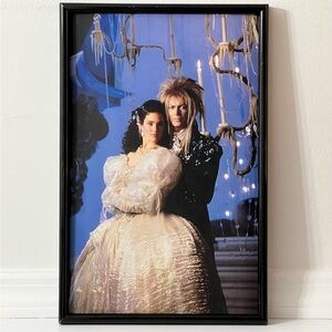 Labyrinth David Bowie Jareth Sarah Movie Poster
